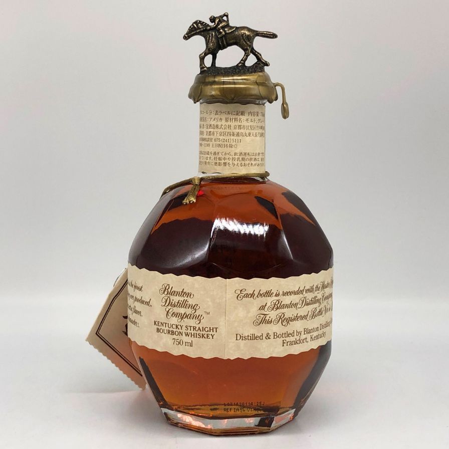 ★未開栓★ブラントン　シングルバレル　750ml  バーボン ウイスキー blanton-1.gif