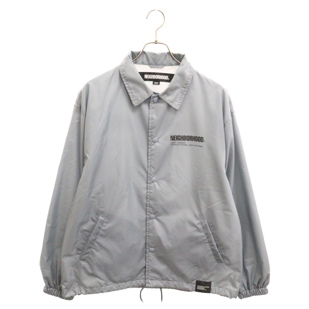 NEIGHBORHOOD (ネイバーフッド) 23SS WINDBREAKER JACKET ナイロンコーチジャケット グレー  231TSNH-JKM01 - メルカリ