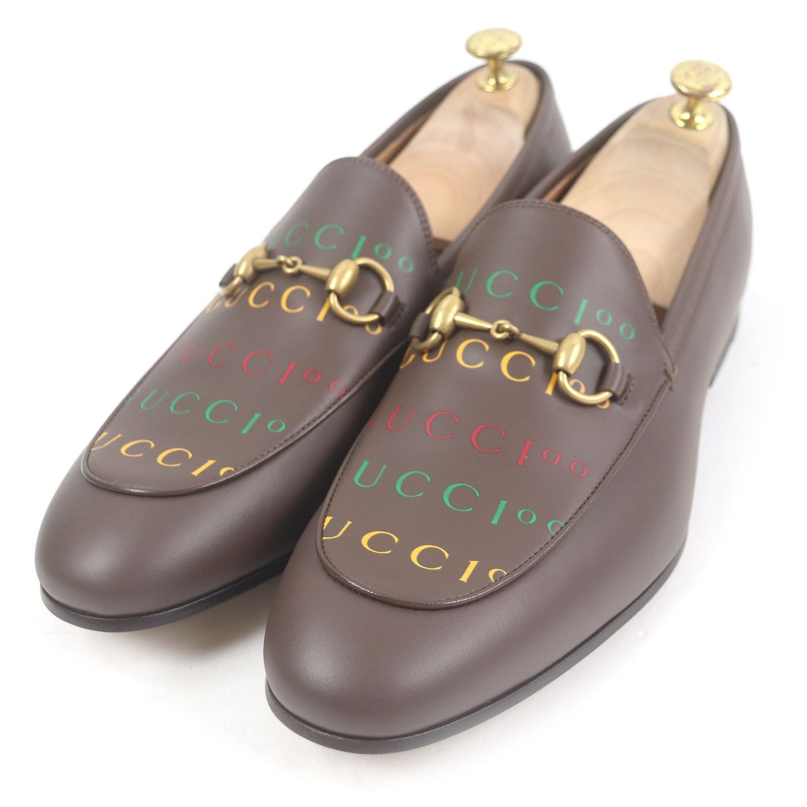 未使用品□GUCCI グッチ 677069 レザー 100周年記念 ホース