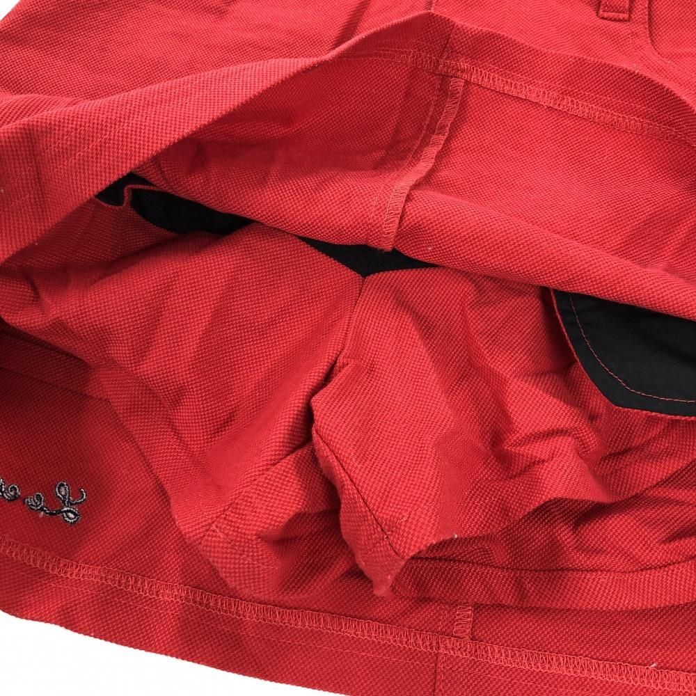 ルコックゴルフ スカート レッド×ネイビー 内側インナーパンツ レディース 13 ゴルフウェア le coq sportif スカート レッド×ネイビー coq 花 レディースウェア ルコック（カラーレッド）（スカート｜レディースウェア