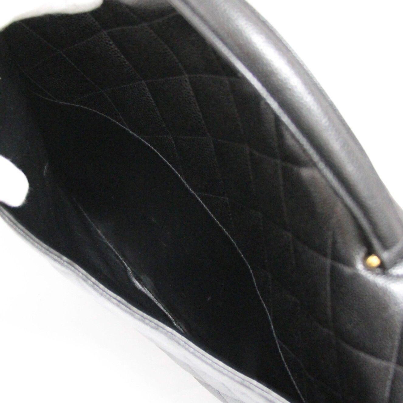 シャネル CHANEL マトラッセ ビジネスバッグ ブリーフケース キャビア 黒 G金具 71724 DECORATOM_COM_BR