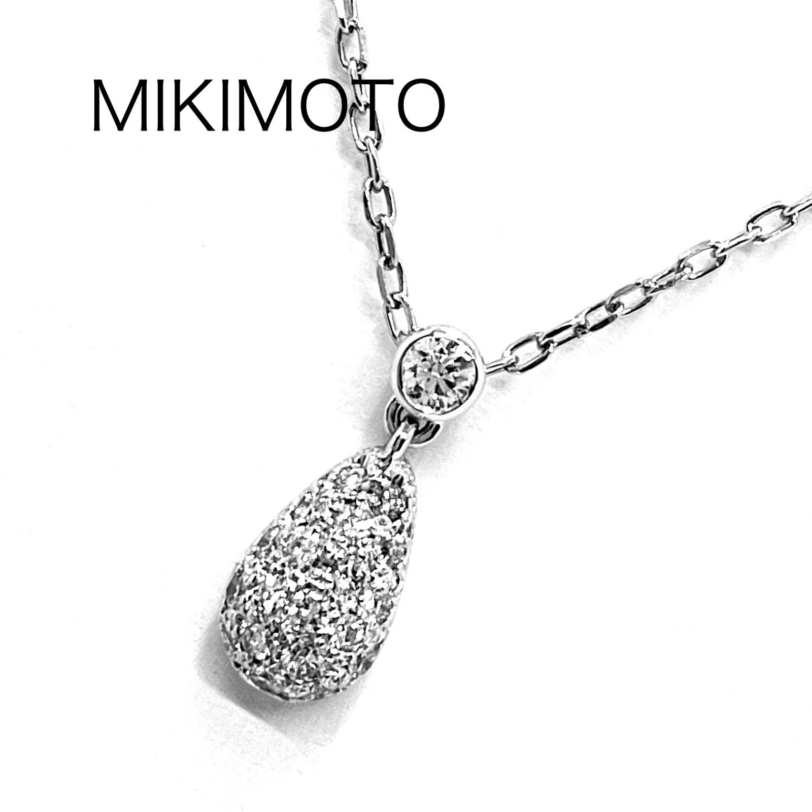 MIKIMOTO ミキモト 真珠 ティアドロップ ネックレス | ヤマダウェブコム