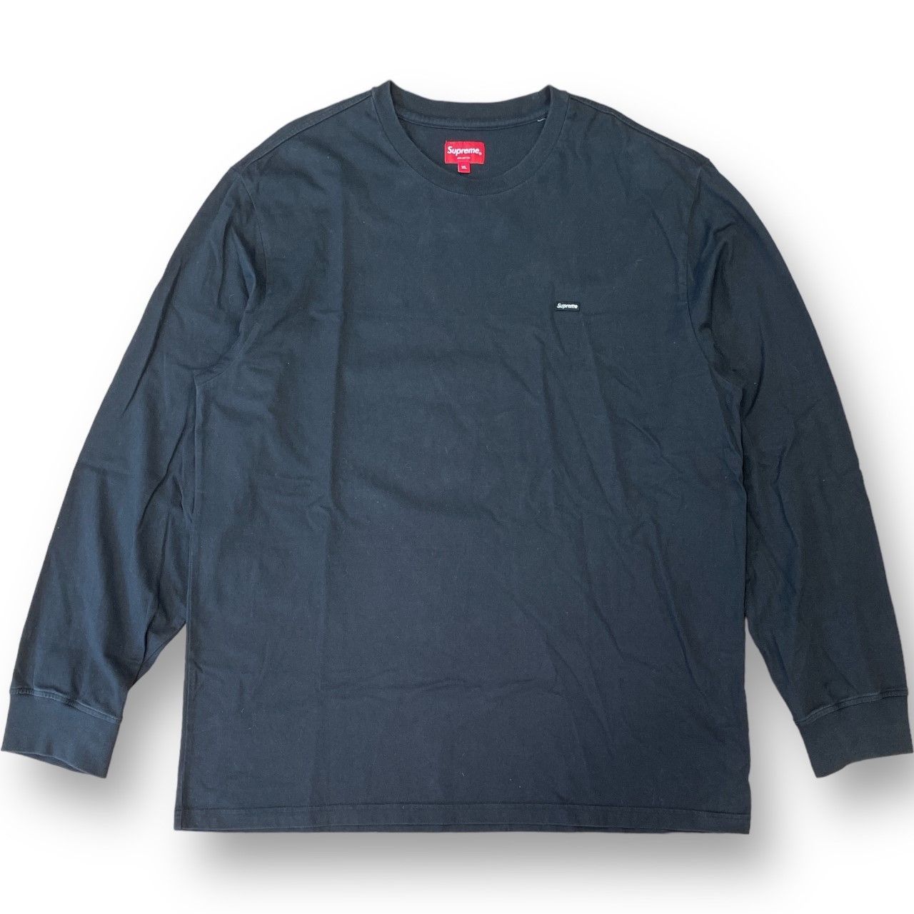 L Supreme Small Box Tee Navy スモールボックス 紺 L Supreme Small