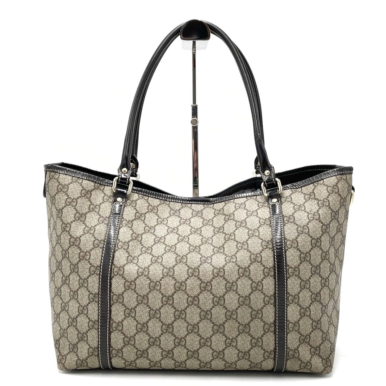 ✨良品✨ GUCCI グッチ トートバッグ ハンドバッグ GGスプリーム 総柄 