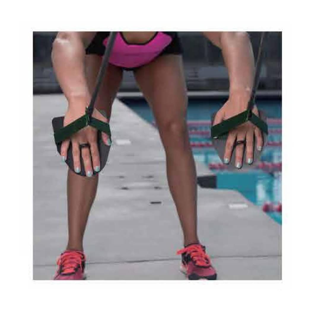 Soltec‐swim ソルテック 水泳 トレーニングチューブ ストレッチコードウィズパドル