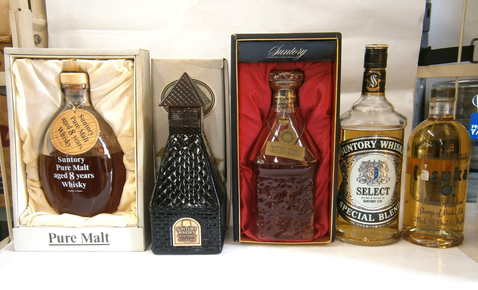 古酒 未開栓 国産ウイスキー 超古酒セットA ５本 ウイスキー特級 2級