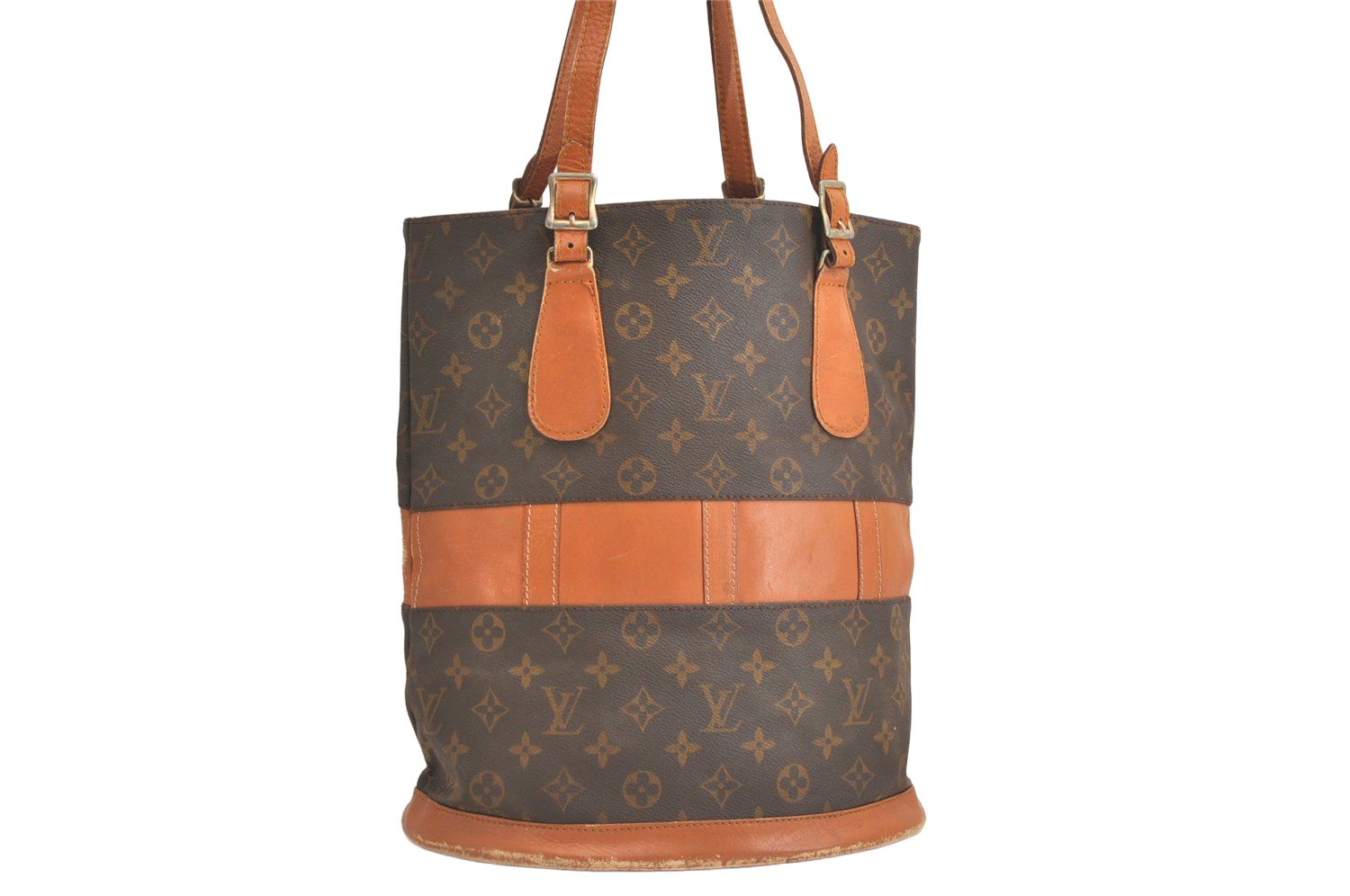 LOUIS VUITTON ルイヴィトン モノグラム バケット GM ショルダー