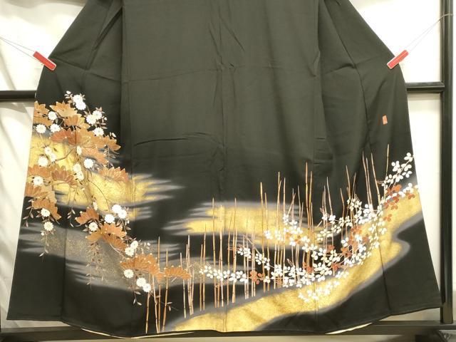 【黒留袖】　作家物　落款　名所風景文　暈し染め　正絹 ki6912nB-1_grande.jpg?v=1705970134