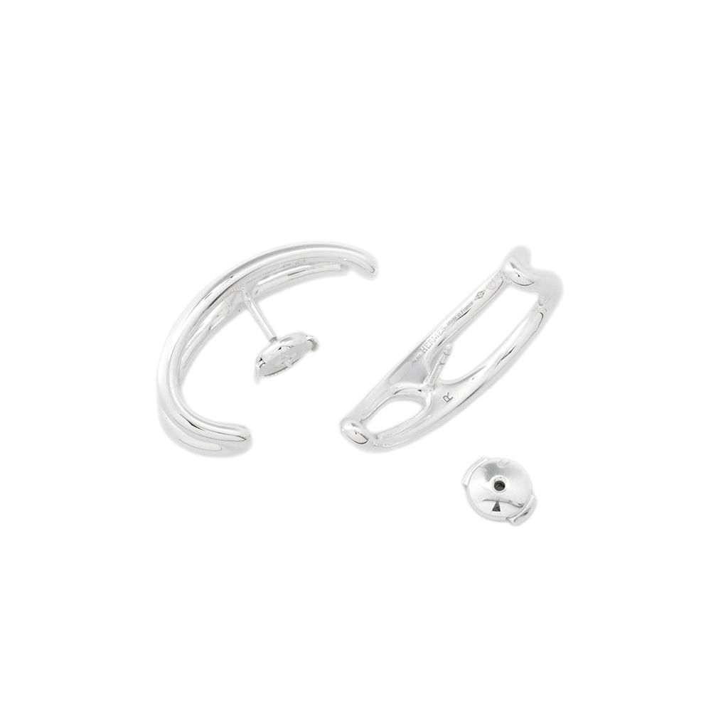 エルメス ピアス パンク アンカー チェーン ピアス SV925シルバー  