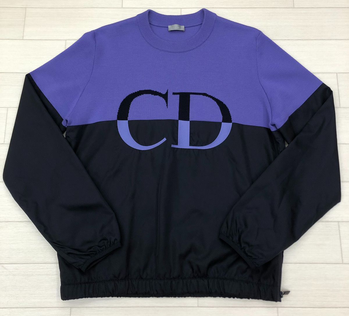 DIOR ディオール 21SS 113M620AT188 CDロゴ 素材切替サイドジップ