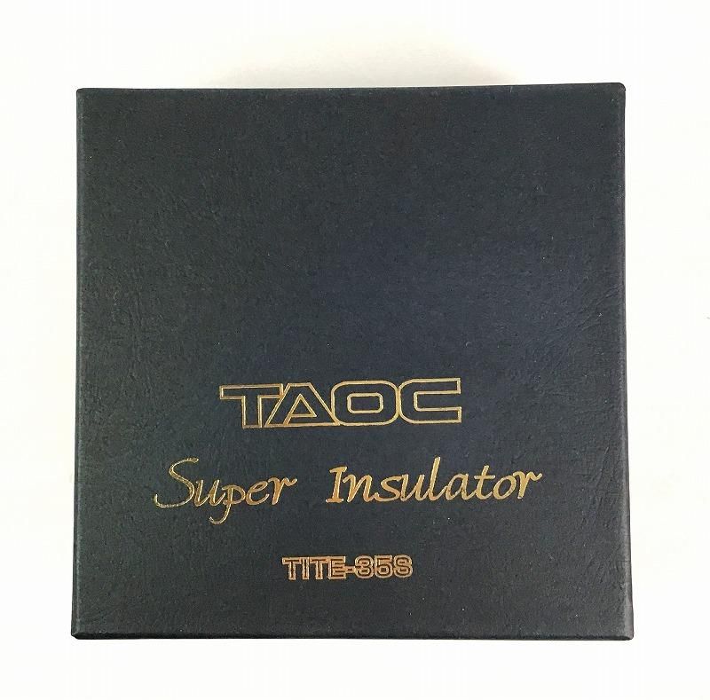 TAOC オーディオその他 アクセサリ スーパーインシュレーター TITE-35S 4対1組