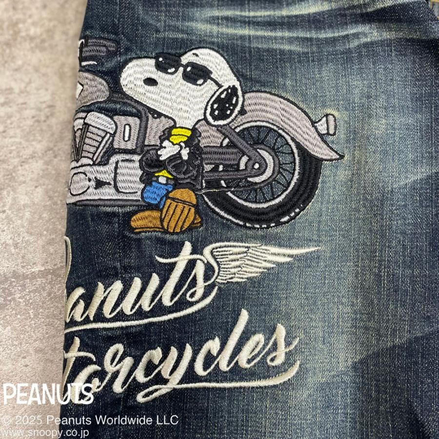 SNOOPY出品 SNOOPY×Flagstaff PEANUTS DENIM PANTS フラッグスタッフ