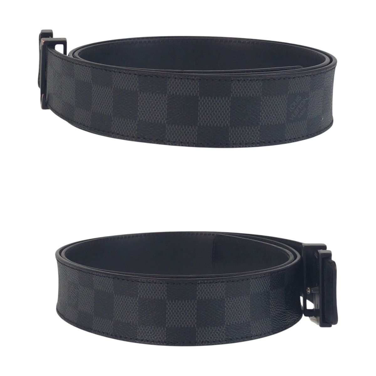 ルイヴィトン ダミエ グラフィット サンチュール LVイニシアル 110cm  