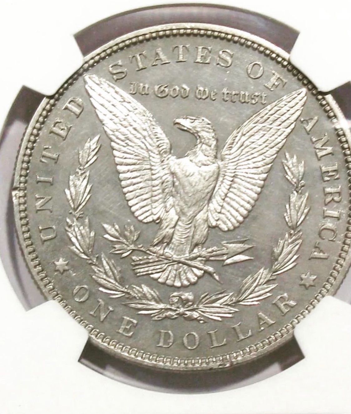 アメリカ銀貨 1889 1ドル モルガンダラー NGC PF62 プルーフ