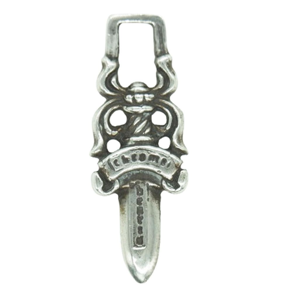 CHROME HEARTS クロムハーツ 原本無 5 DAGGER ZIP ダガー ジップ ネックレス トップ シルバー系