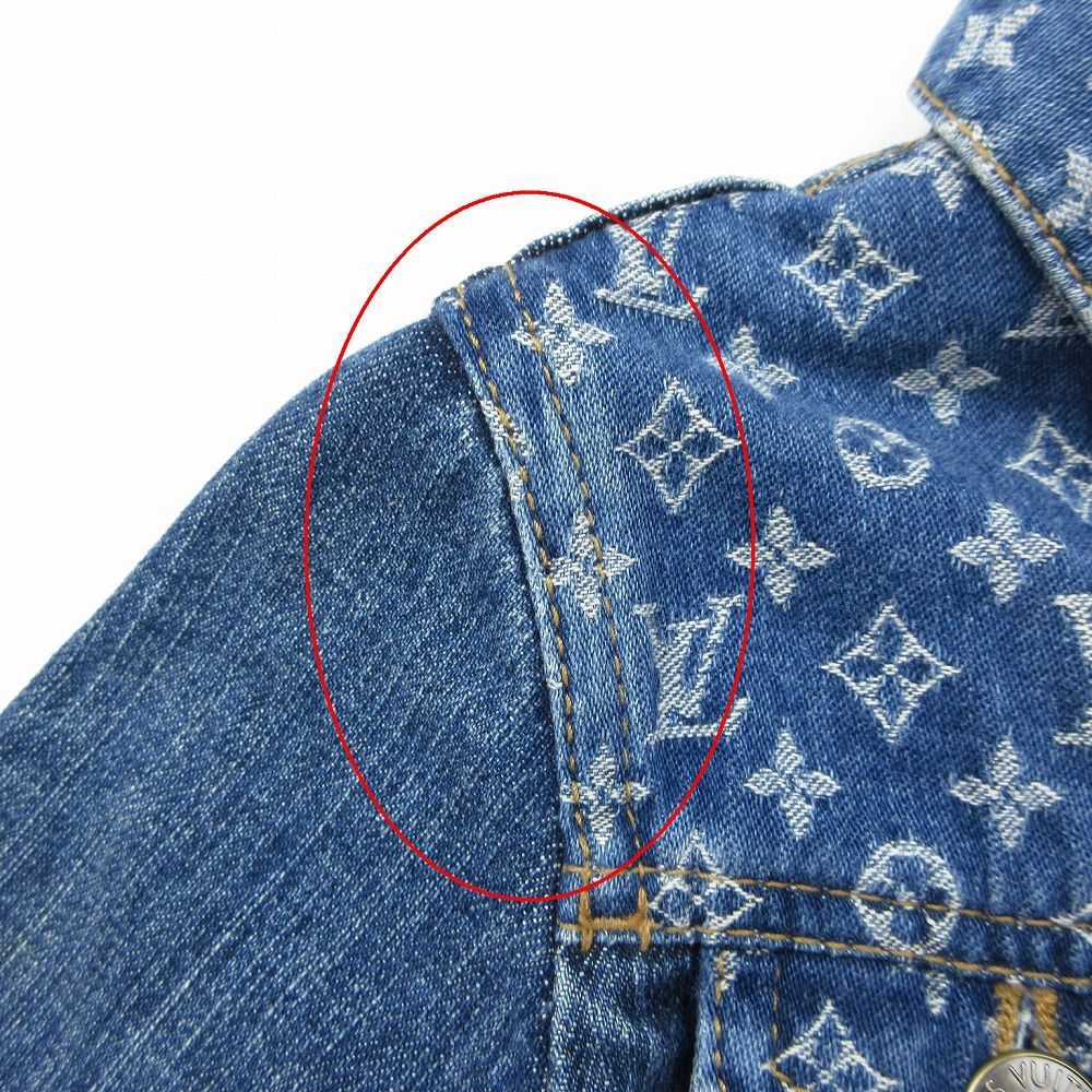 ルイヴィトン 2007archive デニムジャケット モノグラム 刺繍
