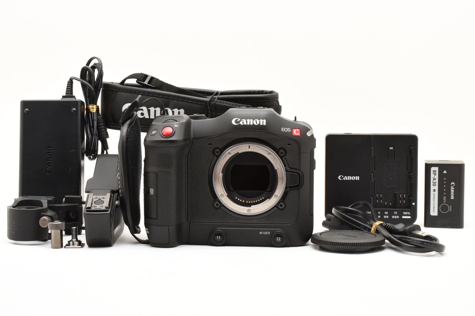 通電時間729時間 Canon EOS C70 バッテリー＆チャージャーセット