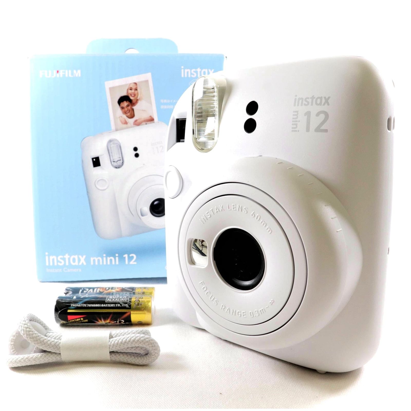 新品未使用】富士フイルムチェキ instax mini 12 クレイホワイト（新品  