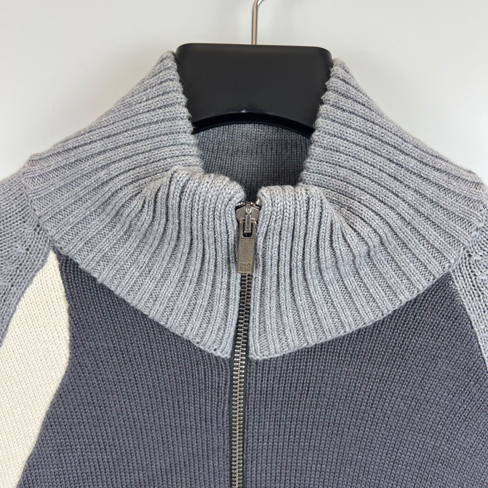 EMPORIO ARMANI zip ドライバーズニット archive EMPORIO ARMANI zip