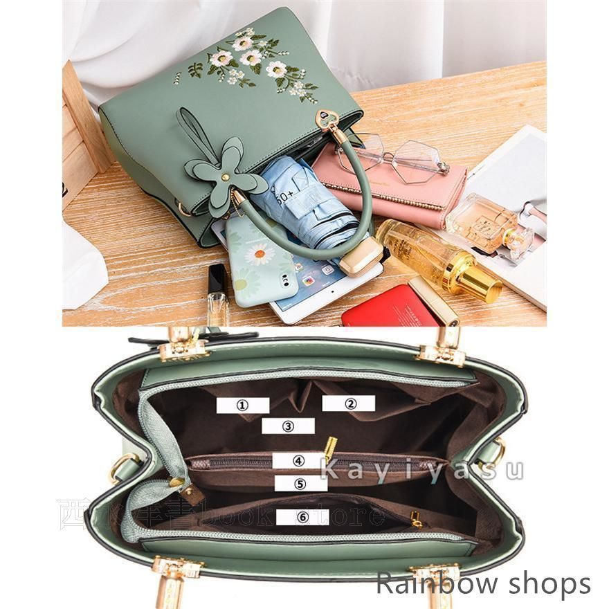 新品未使用】ハンドバッグ レディース ショルダーバッグ 2WAY 花