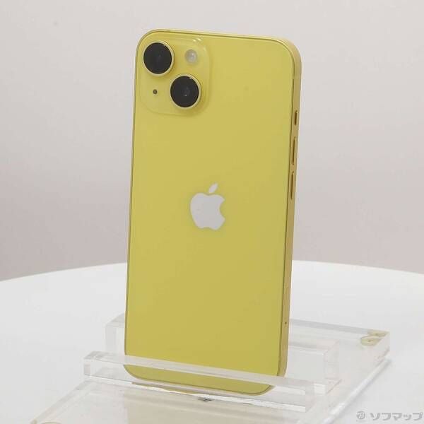 中古品〕 iPhone14 256GB イエロー MR3R3J／A SIMフリー【305】