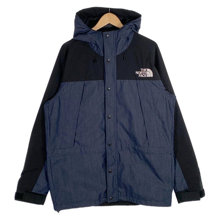 THE NORTH FACE ノースフェイス Mountain Light Denim Jacket マウンテンライト デニムジャケット インディゴ  ブラック NP12032 Size XL - メルカリ