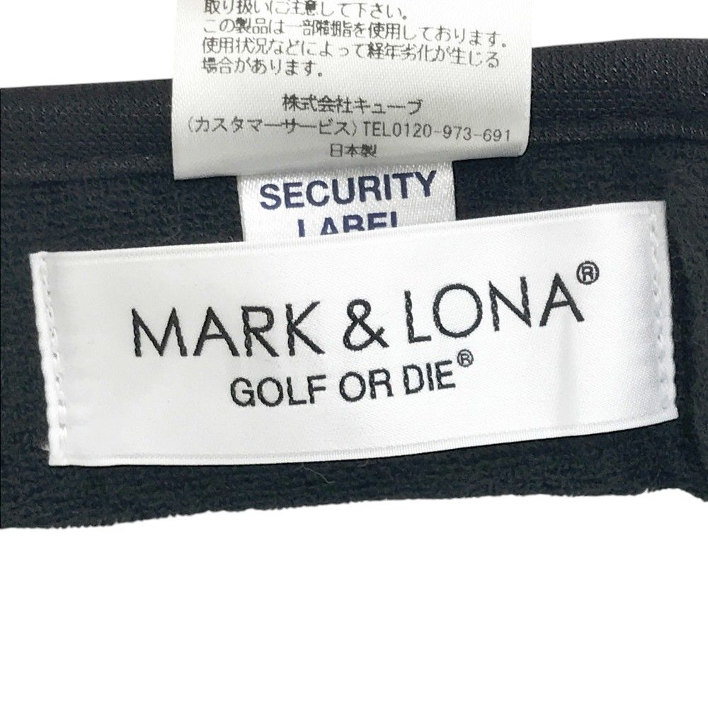 MARK&LONA マークアンドロナ サンバイザー ブラック系 FREE