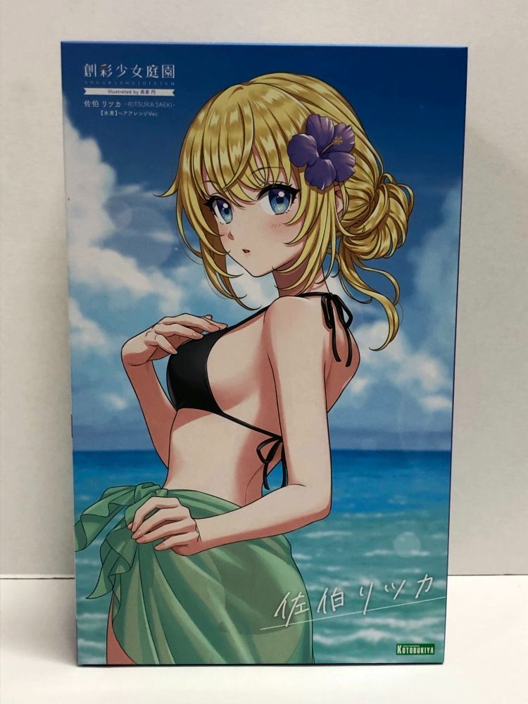 佐伯 リツカ【水着】ヘアアレンジVer. 創彩少女庭園 プラモデル 未組立 佐伯 リツカ【水着】ヘアアレンジVer. 創彩少女庭園 プラモデル