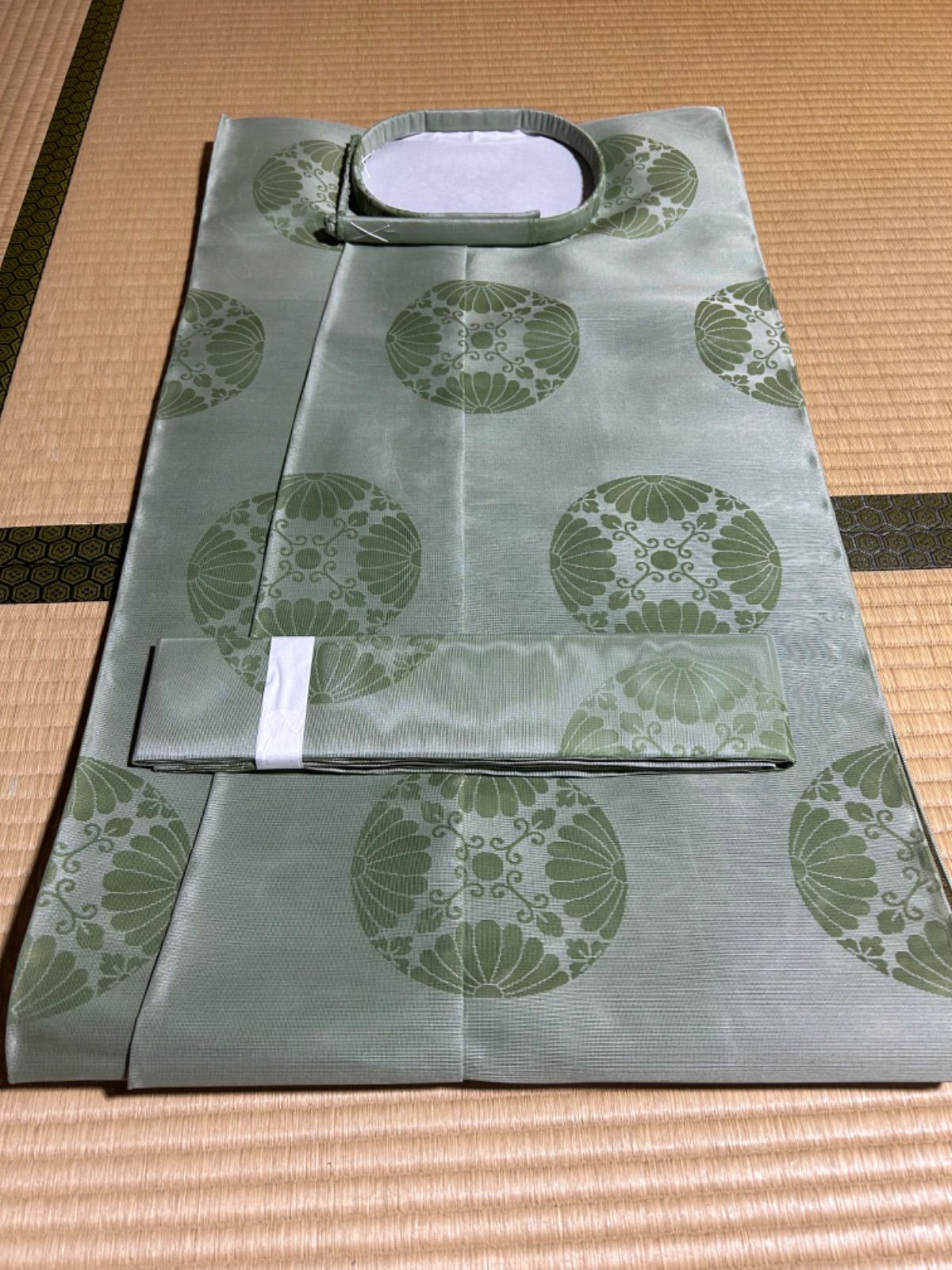 狩衣 夏 正絹 捻り仕立 左右紐 4月末迄