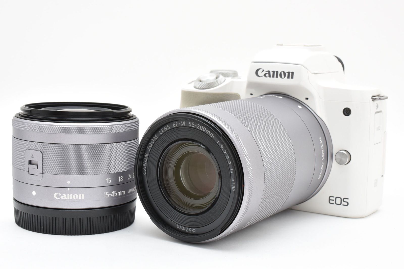☆良品☆ Canon キャノン EOS Kiss M ダブルズームレンズキット
