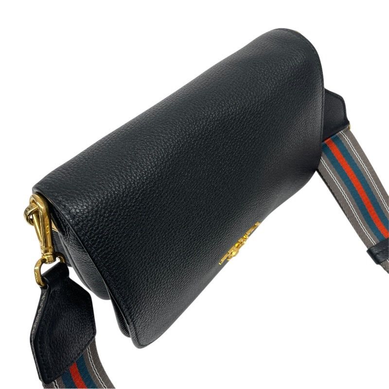 PRADA ヴィッテロダイノ ミニクロスバッグ【A-/付属品有】 PRADA＊ヴィッテロダイノソフトレザー ミニ ショルダーバッグ