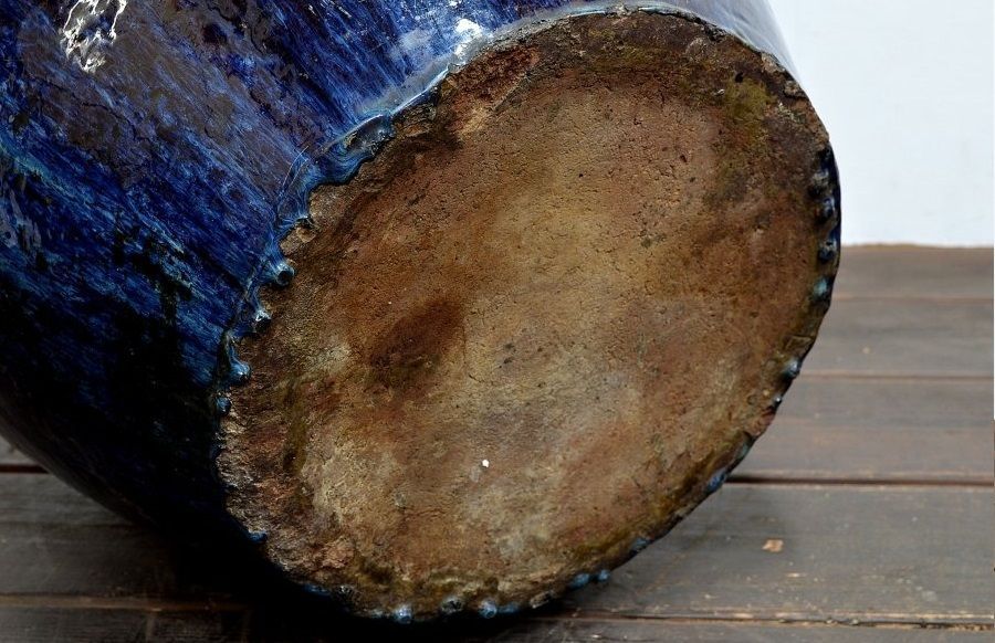 古磁 古美術 中国 霁蓝釉 大清康熙年製 美品 収集