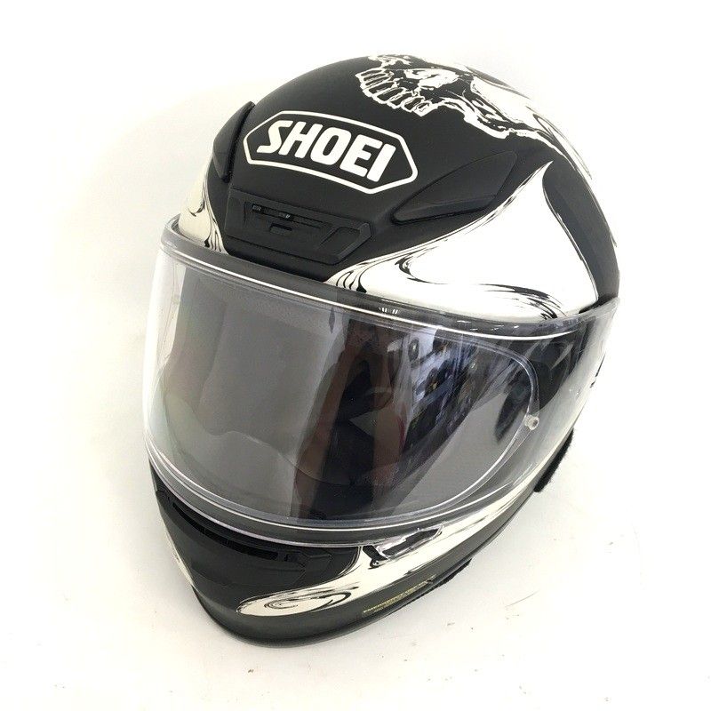 SHOEI ショウエイ Z-7 SEELE TC-6 フルフェイスヘルメット 除菌消臭済 Mサイズ ホワイト ブラック オートバイ ツーリング ライディング バイカー バイク用品 TA2763