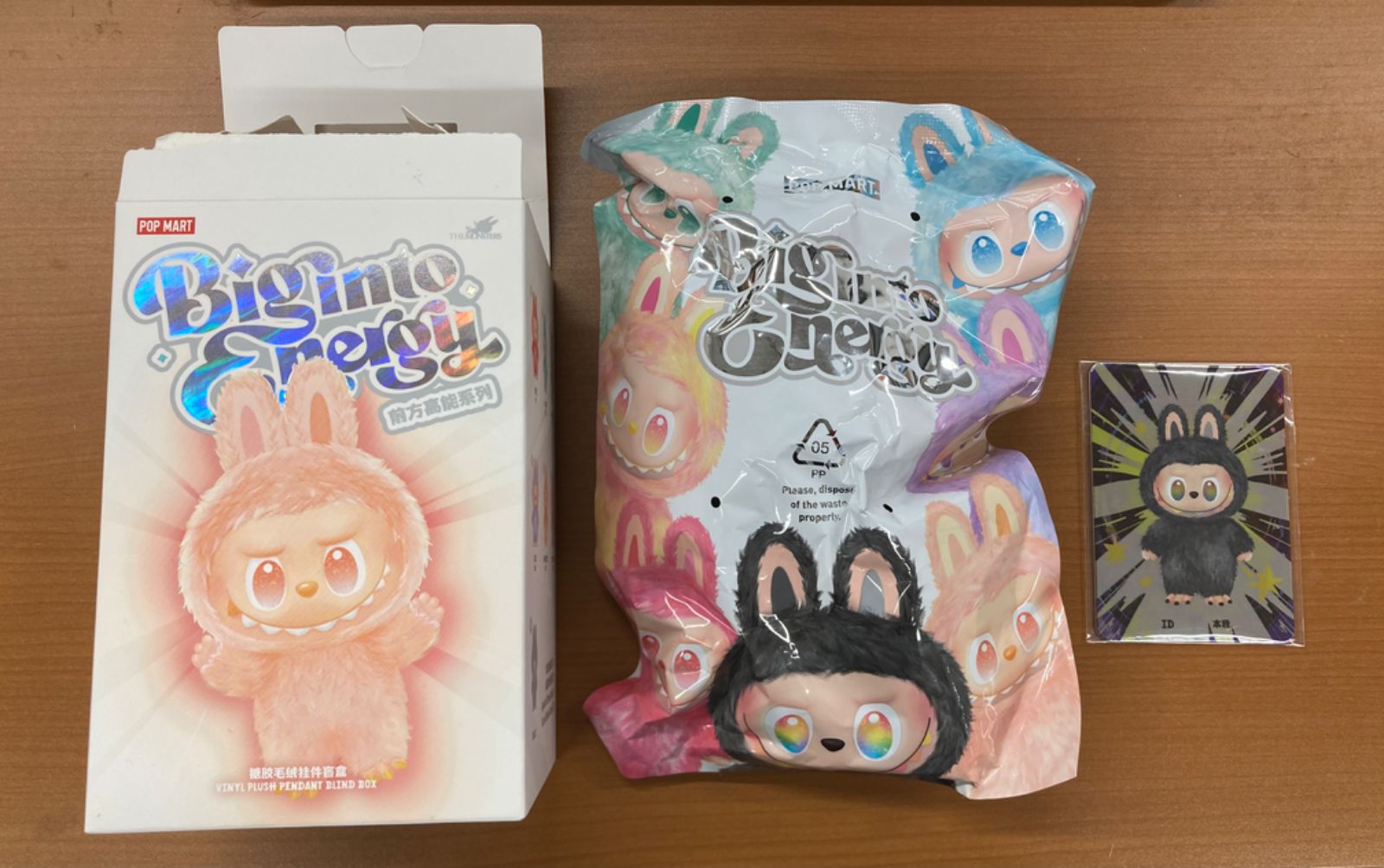 開封済・未使用 ラブブ Labubu シークレット 本我 Big into