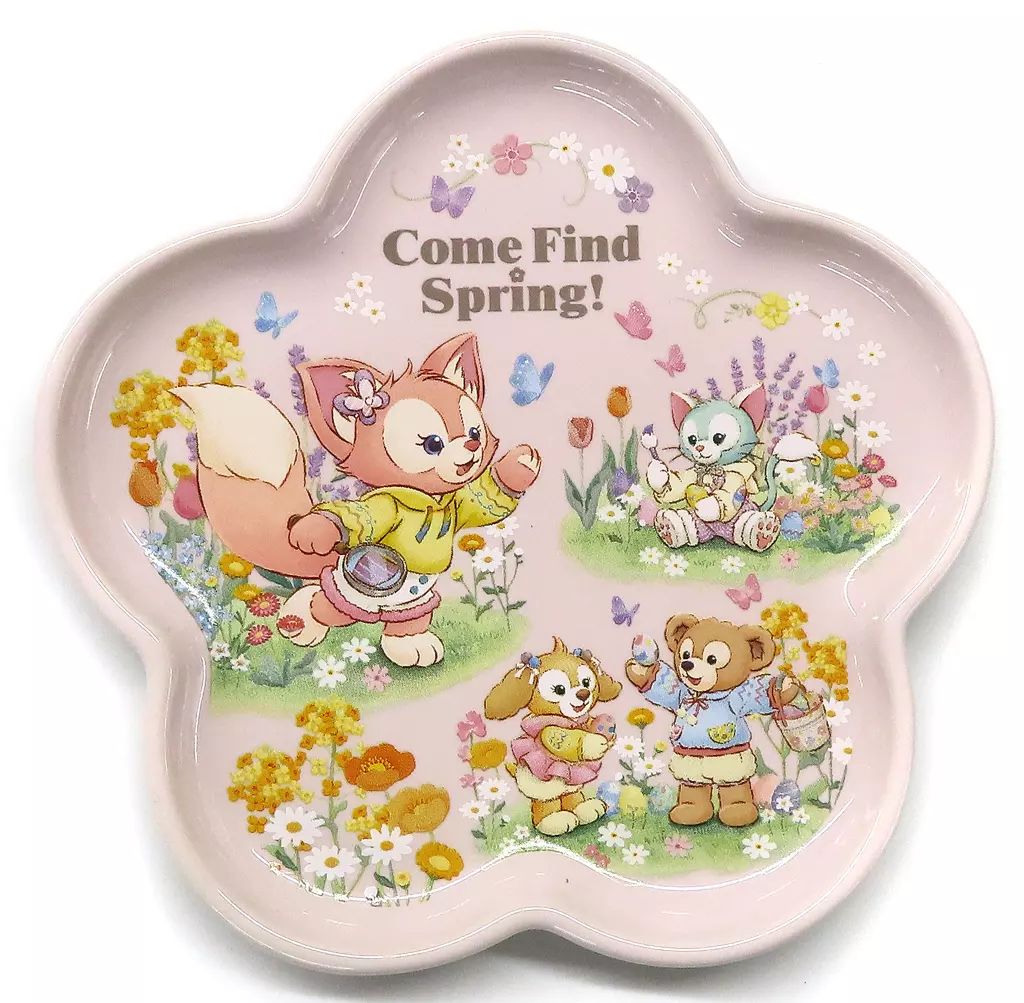 中古】皿・ボウル 集合 スーベニアプレート 「ダッフィー＆フレンズの 