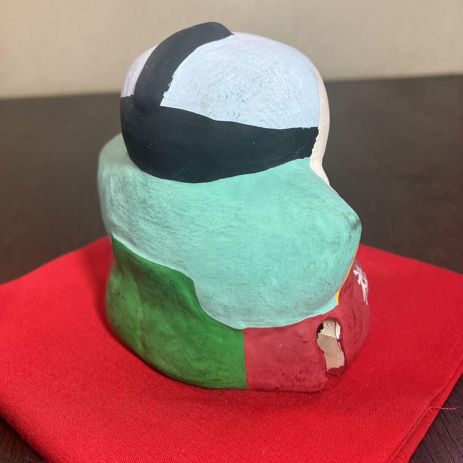 福助 置物 鈴 縁起物 骨董品 アンティーク レトロ よーいドン 隣の人間