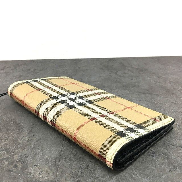 534 送料込み！ 未使用品 BURBERRY 長財布 ヴィンテージ チェック  