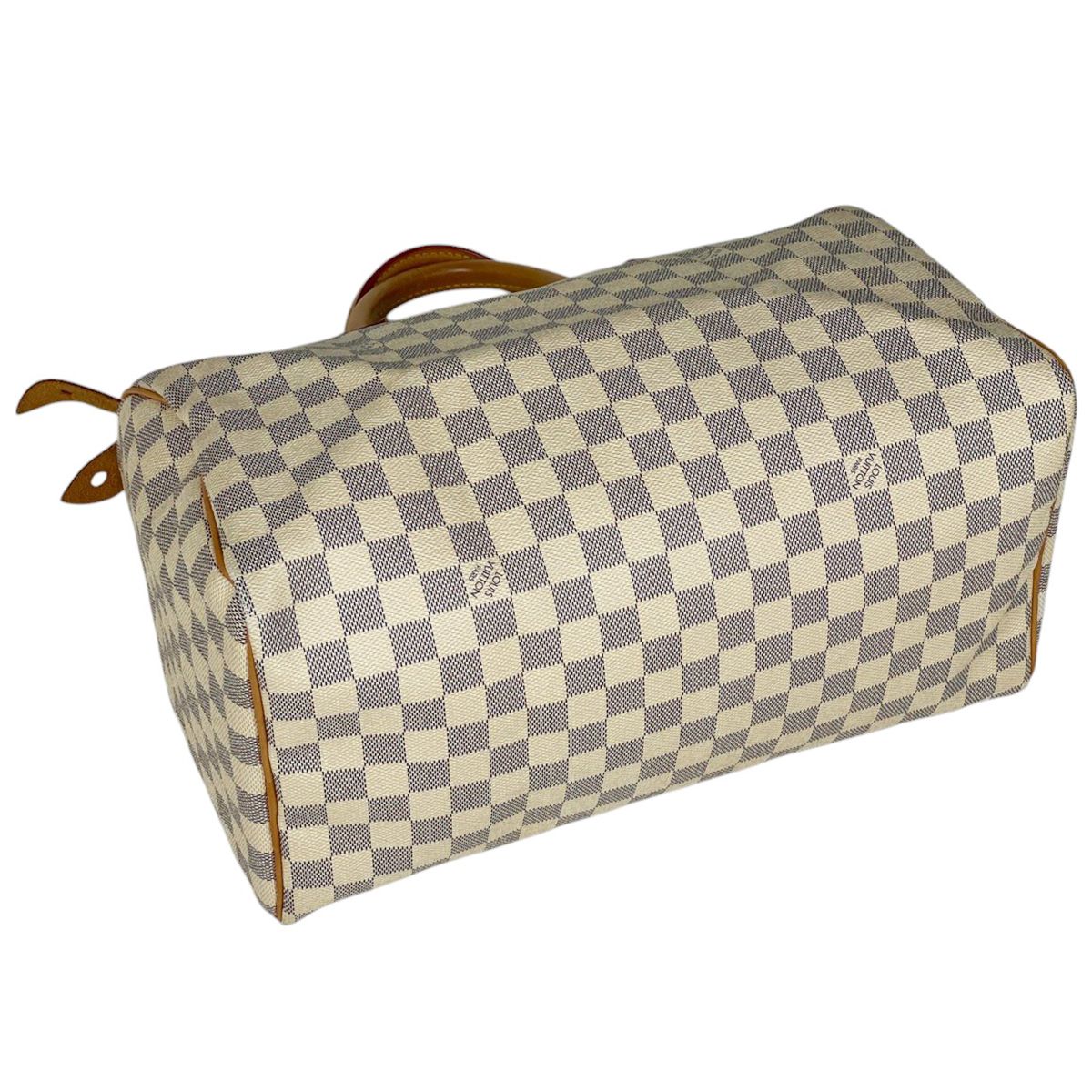 LOUIS VUITTON ダミエアズール スピーディ35 パドロック ルイヴィトン