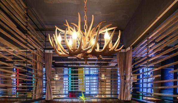 北欧デザイン鹿の角ペンダントライトペンダントライト 天井照明器具シーリングライト LEDペンダントランプ シャンデリア 6灯 USTAUSTRALIA_COM_AU