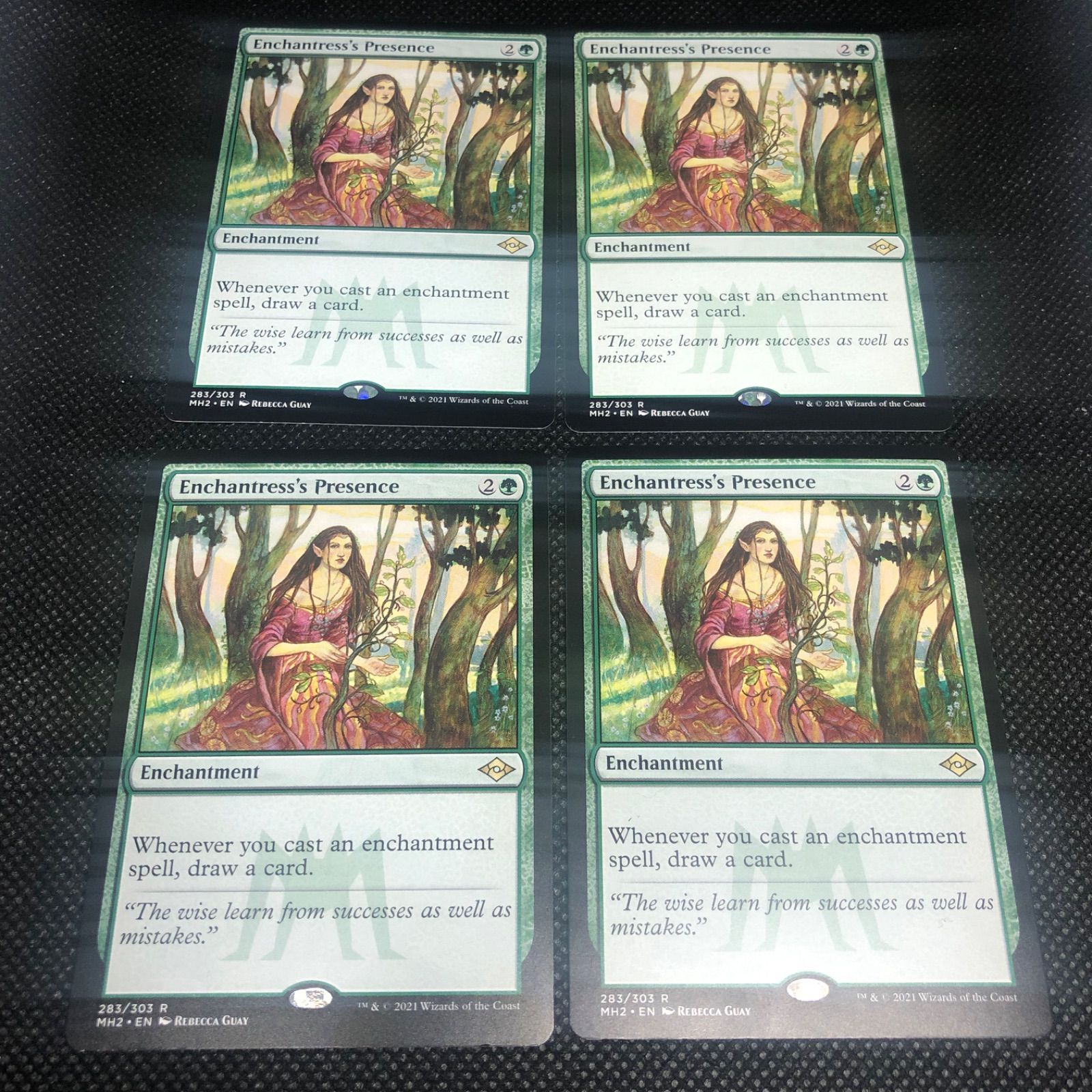 MTG 女魔術師の存在/Enchantress's Presence 英 Foil ONS 4枚セット
