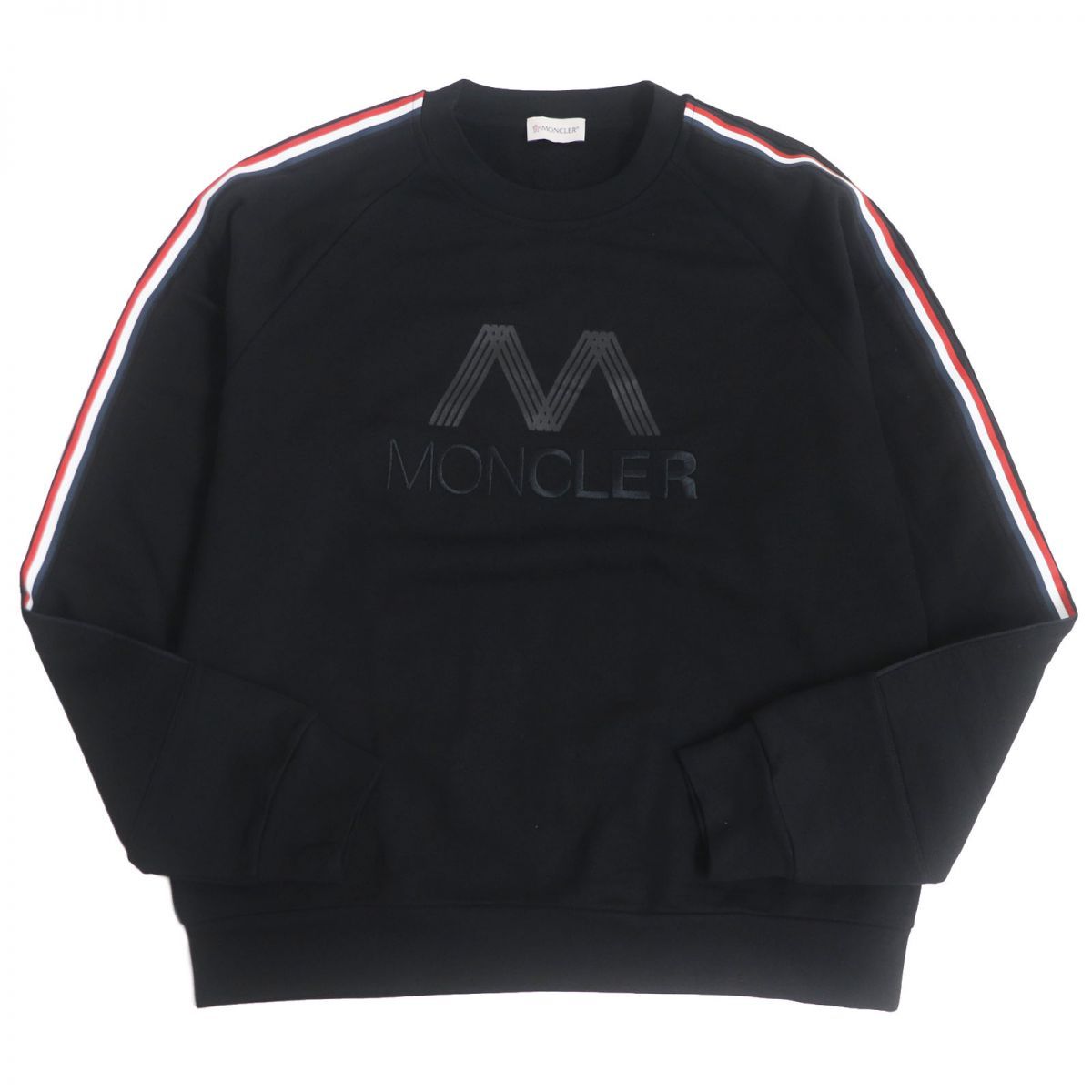 美品□2021年製 MONCLER/モンクレール ロゴワッペン/エンブロイダリー