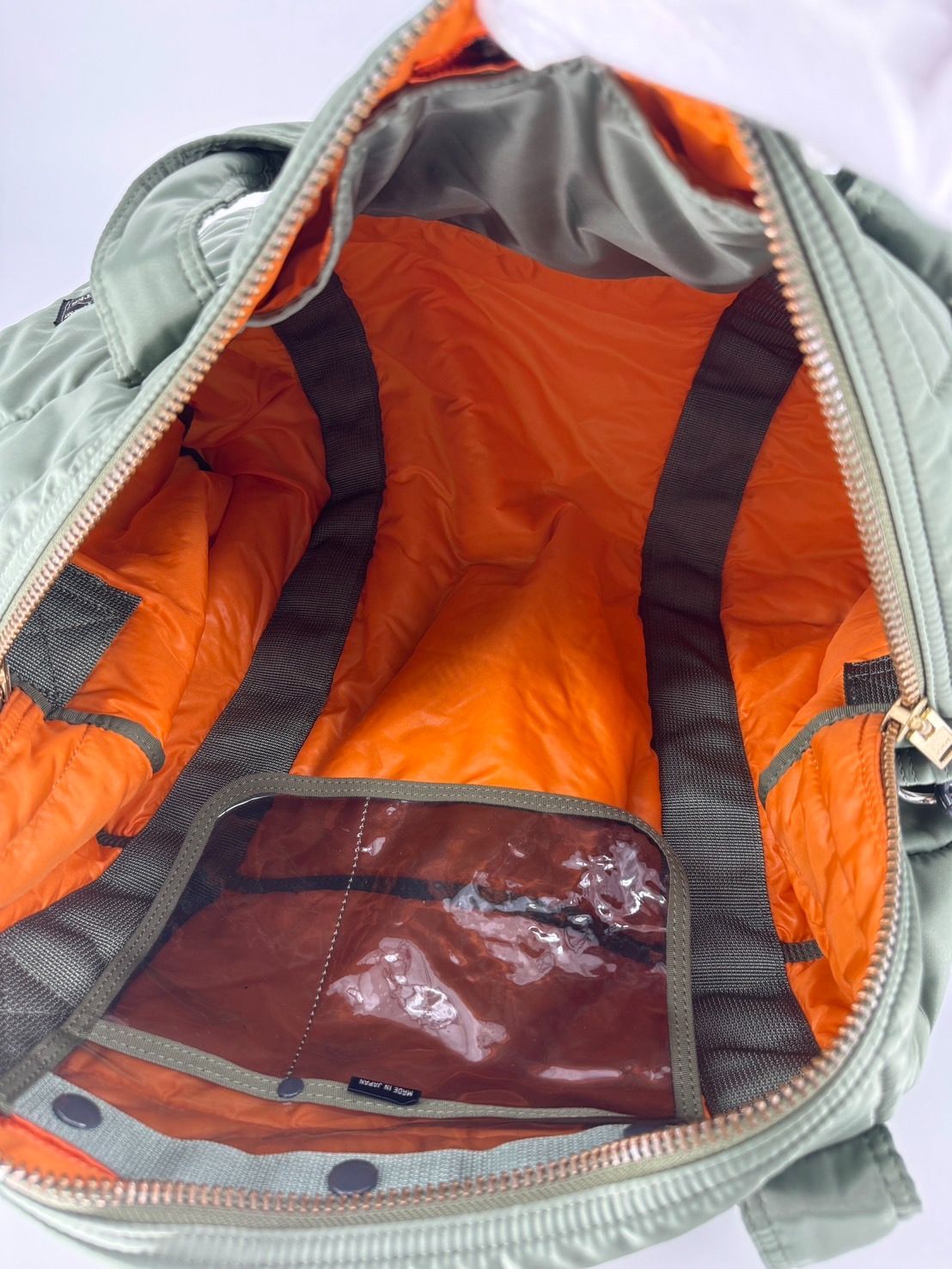 美品✨ PORTER ポーター タンカー　ミニボストンバッグ　セージグリーン 希少色 美品】PORTER ポータータンカー ミニボストン S セージグリーン