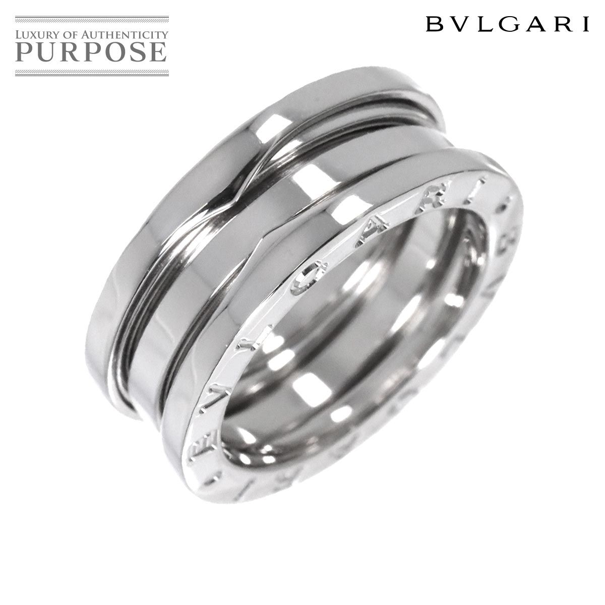 ブルガリ BVLGARI ビーゼロワン 3バンド #50 リング K18 WG ホワイトゴールド 750 指輪 B-ZERO1 Ring  90257371 - メルカリ