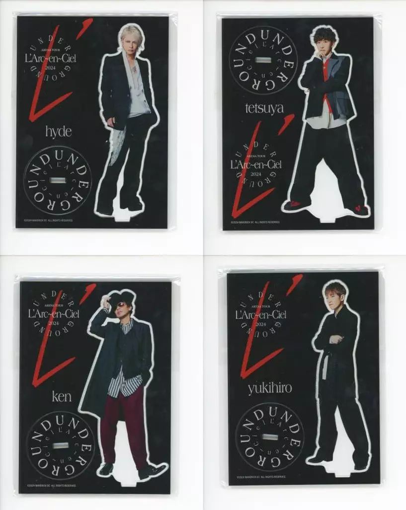 L'Arc〜en〜Ciel アクスタ ラルク ハイド アクリルスタンド セット（A