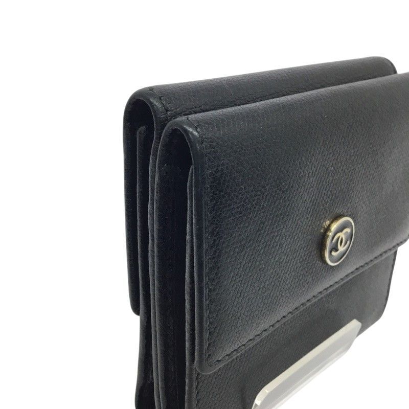 CHANEL【シャネル】三つ折り財布 A20902 ココマーク Wホック