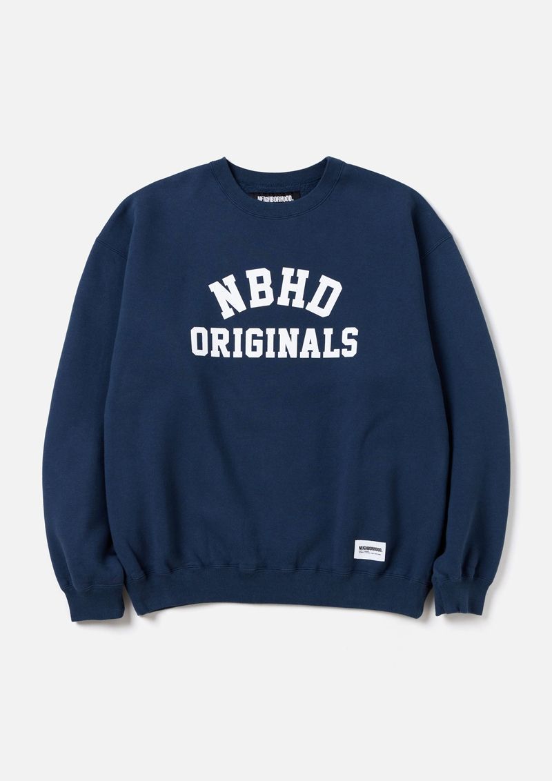 【NEIGHBORHOOD】SOLID スウェットシャツ 全４色 送料込 シャツ DISTORTION PRINT SHIRT LS