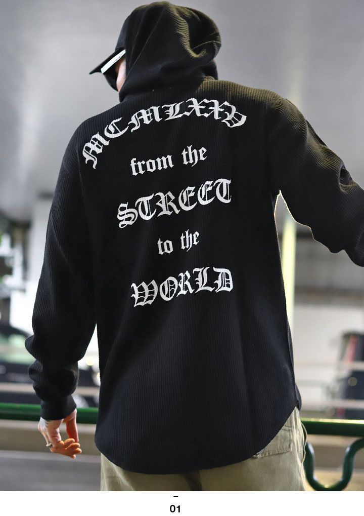 ロンT ストリート系 b系 ヒップホップ ストリートファッション 服 長袖