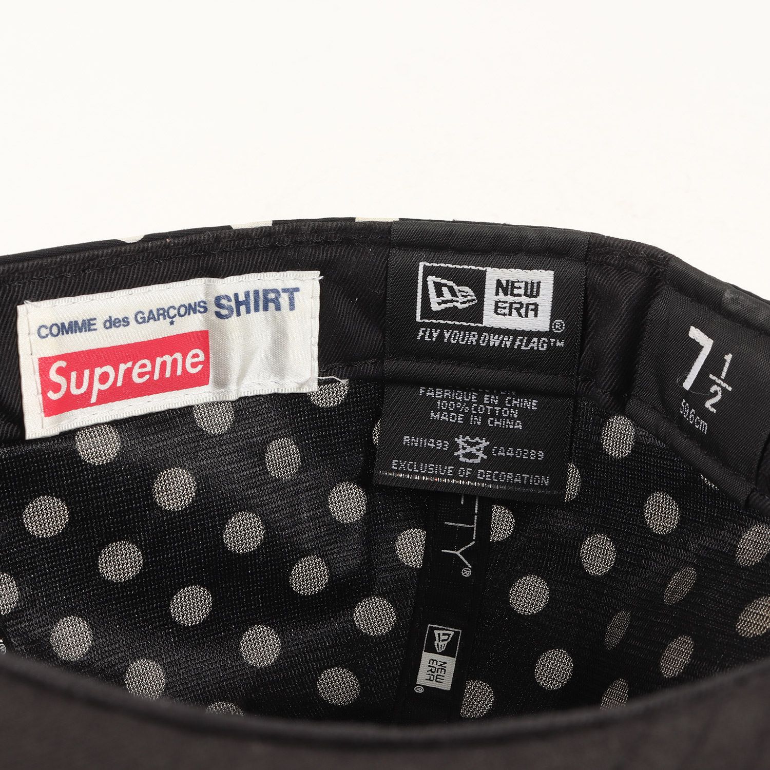 Supreme シュプリーム キャップ サイズ:7 1/2(59.6cm) COMME des 