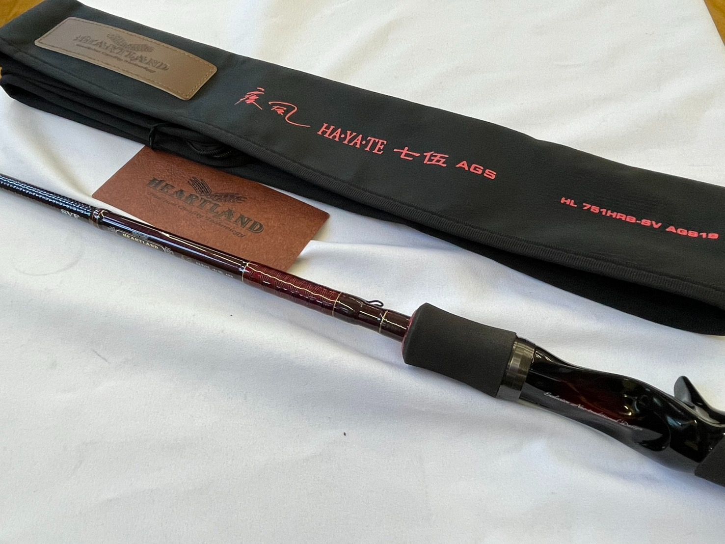 送料無料 極美品 ダイワ ハートランド 751HRB-SV AGS19 疾風七伍 AGS
