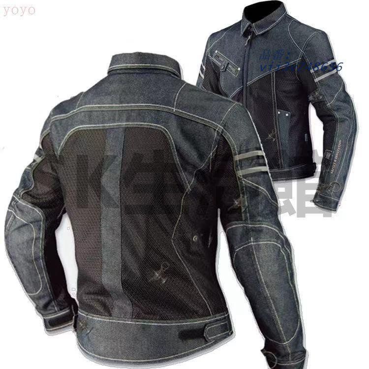 バイクウエア バイクジャケット ライダースジャケット メッシュ 春夏バイクジャケット CE規格パッド付 ジャケット耐磨 防風 バイク バイク用品 vii3v248636